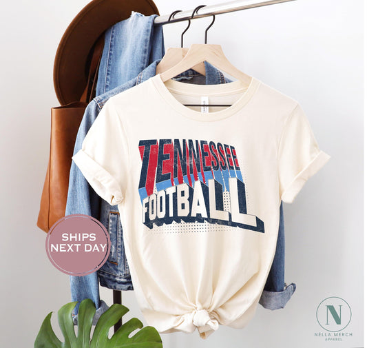 Retro Tennessee Football Shirt, Vintage Tennessee Football Shirt, Tennessee Football Women Shirt, Tennessee Football Toddler Shirt