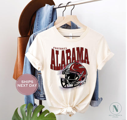 Retro Alabama Football Shirt, Vintage Alabama Football Shirt, Alabama Football Women Shirt, College Football Shirt