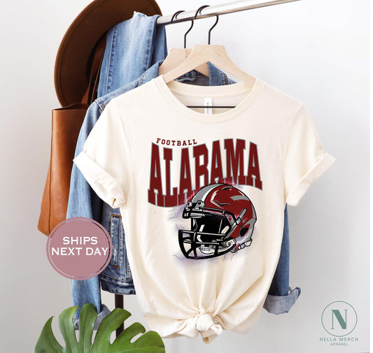 Retro Alabama Football Shirt, Vintage Alabama Football Shirt, Alabama Football Women Shirt, College Football Shirt