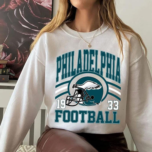 Philadelphia Football Sweatshirt, Philadelphia Football Shirt, Philadelphia Retro, Vintage Style Gift, Football Tee, Philadelphia Fans Shirt