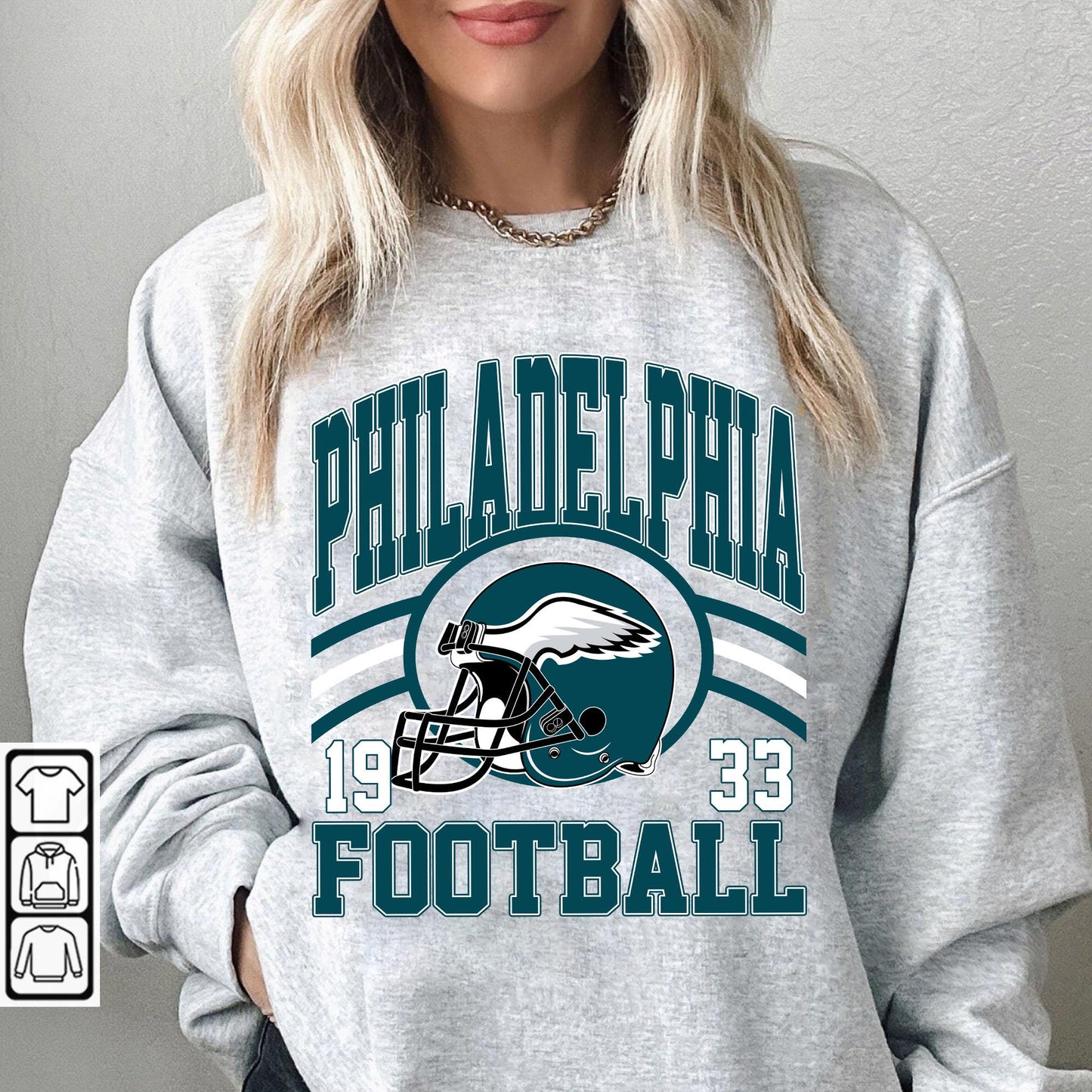 Philadelphia Football Sweatshirt, Philadelphia Football Shirt, Philadelphia Retro, Vintage Style Gift, Football Tee, Philadelphia Fans Shirt