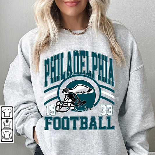 Philadelphia Football Sweatshirt, Philadelphia Football Shirt, Philadelphia Retro, Vintage Style Gift, Football Tee, Philadelphia Fans Shirt