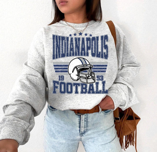 Indianapolis Football Sweatshirt,Indianapolis Game Day Shirt,Indianapolis Shirt,Sunday Football Shirt,Trendy Indianapolis Football Fan Shirt