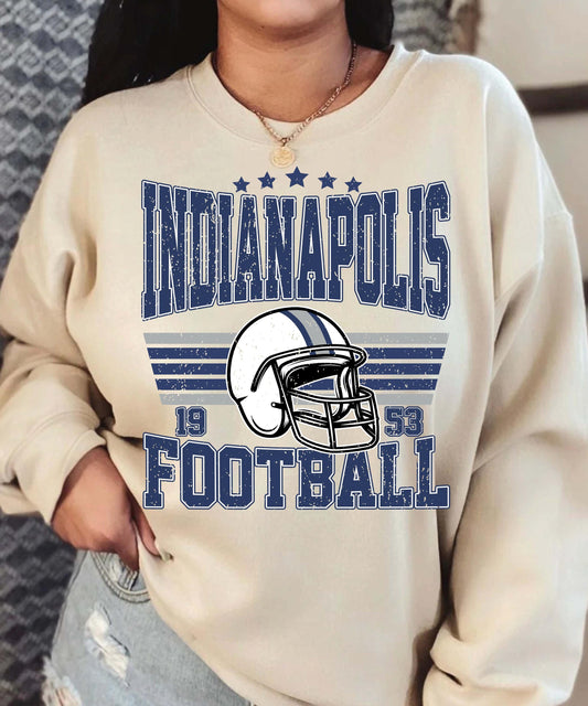 Indianapolis Football Sweatshirt,Indianapolis Game Day Shirt,Indianapolis Shirt,Sunday Football Shirt,Trendy Indianapolis Football Fan Shirt