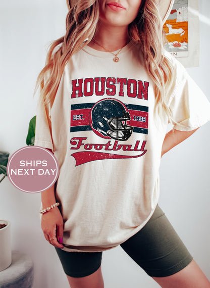 Retro Houston Football Shirt, Vintage Houston Football Shirt, Houston Football Shirt, Trendy Houston Football Shirt, Game Shirt