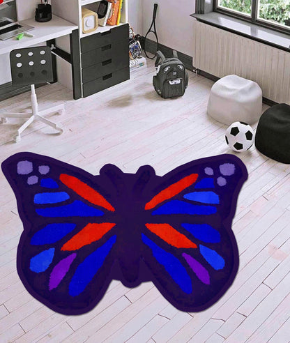 Black And White Butterfly,Blue Butterfly,Butterfly,Colorfull Butterfly,Flower Butterfly,Orange Blue Butterfly,Purple Butterfly,Butterfly Rug
