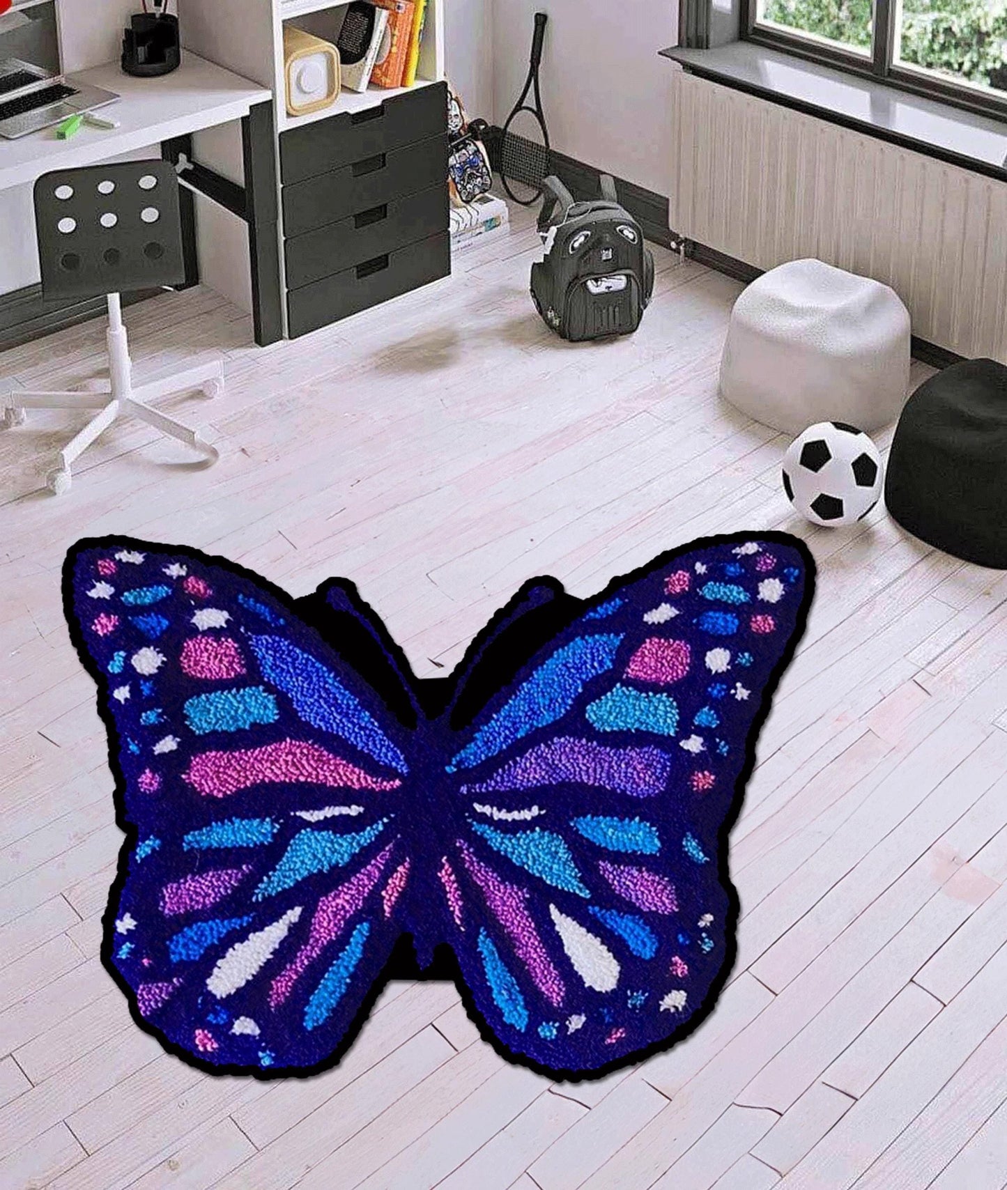 Black And White Butterfly,Blue Butterfly,Butterfly,Colorfull Butterfly,Flower Butterfly,Orange Blue Butterfly,Purple Butterfly,Butterfly Rug