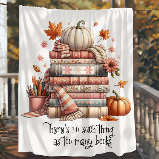 Book lovers fall blanket autumn blanket for book lovers fall throw blanket for bookworms blanket for reading cozy reading blanket for fall