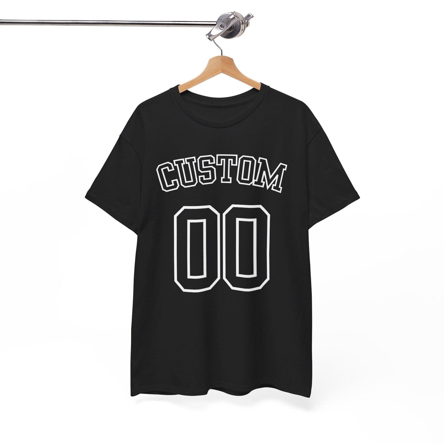Custom Number and Text Jersey Style Unisex Tshirt