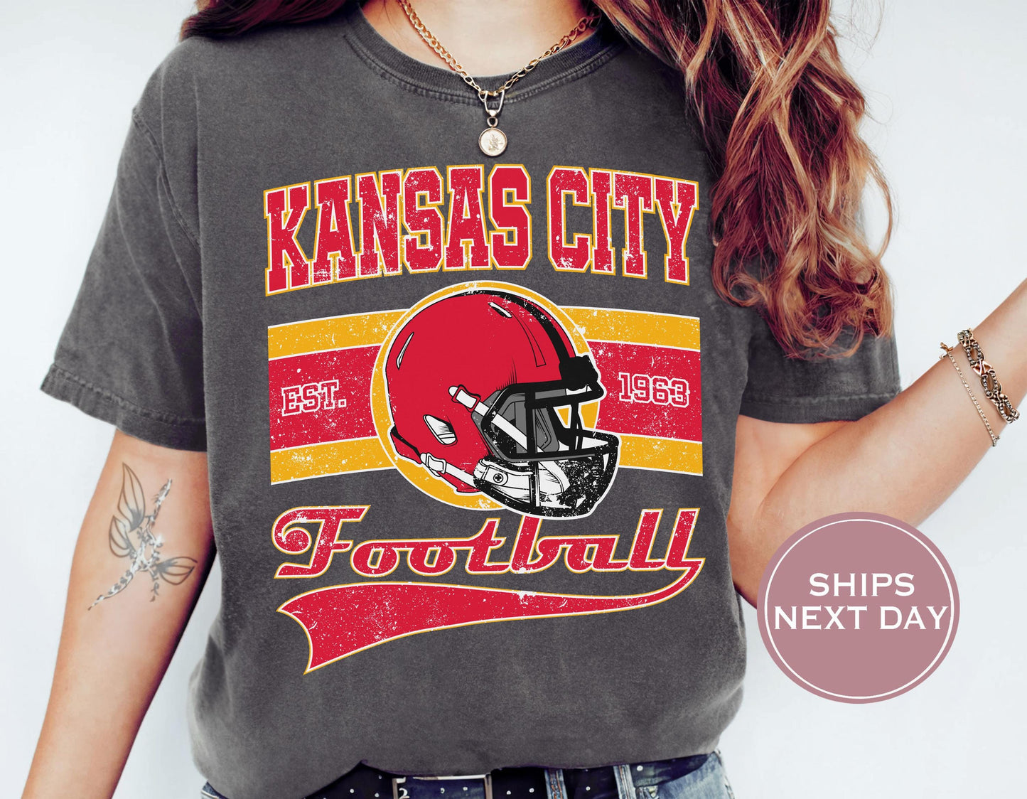 Retro Kansas City Football Shirt, Vintage Kansas City Football Shirt, Kansas City Football, Trendy Kansas City Football Shirt,Game Shirt