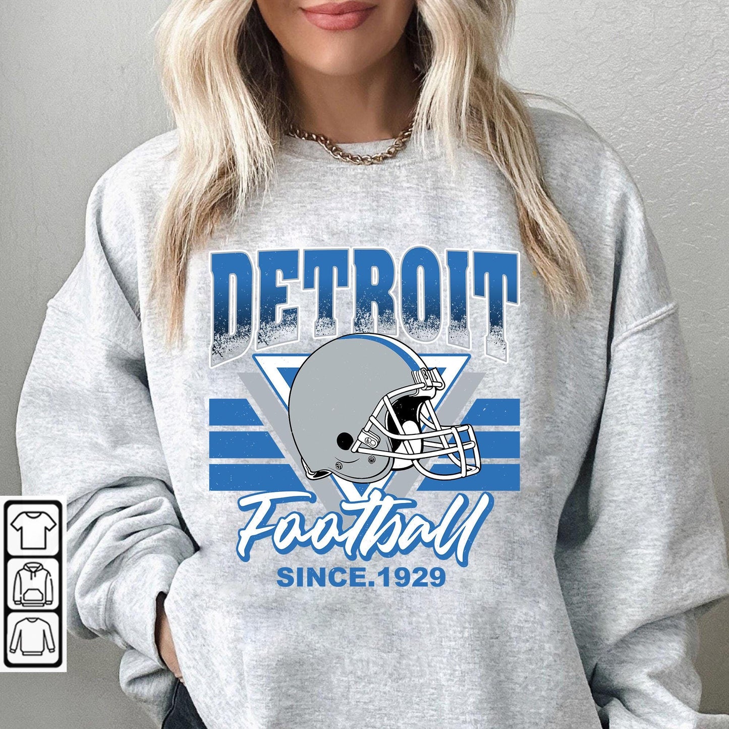 Vintage Style Detroit Football shirt, Detroit Football Sweatshirt, Game Day Football Shirt, Detroit Football Shirt,Sunday Football.