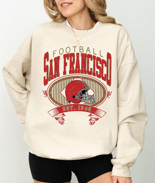San Francisco Football 90s Style Shirt, San Francisco Super Bowl Champions Sweatshirt, Sunday Football Shirt, San Francisco Shirt