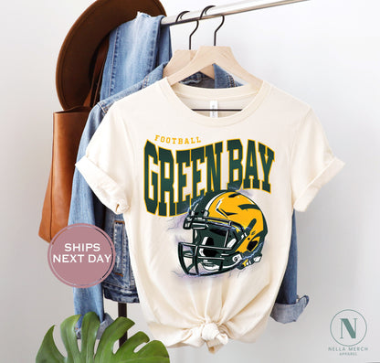 Retro Green Bay Football Shirt, Vintage Green Bay Football Shirt, Green Bay Football Women Shirt, Green Bay Football Toddler Shirt