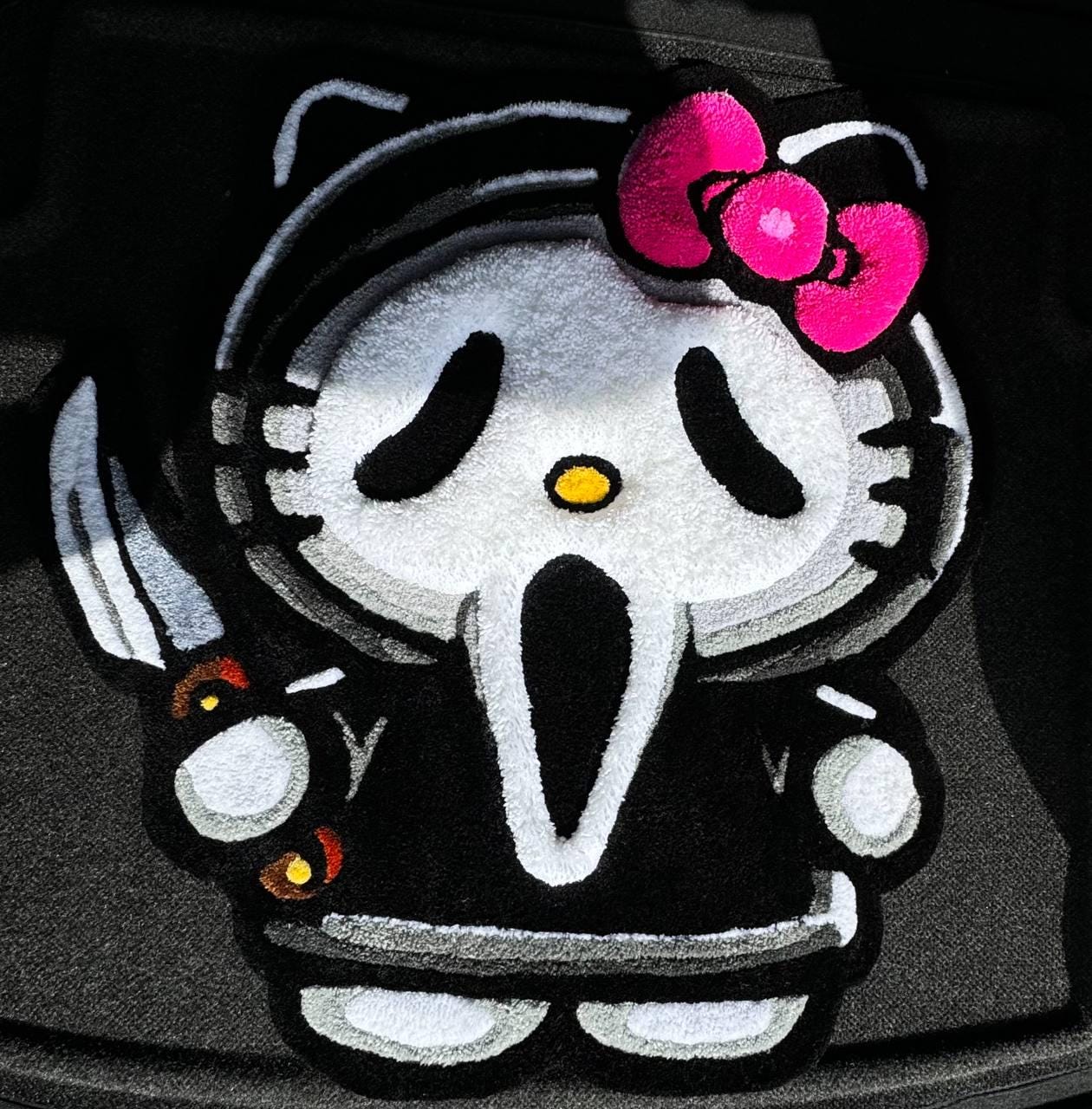 3D Puffy custom rug Kitty rugs Tufted rug Fully rugs scream rugs halloween rug hand tufted rug Custom rug your design rugs for bedroom