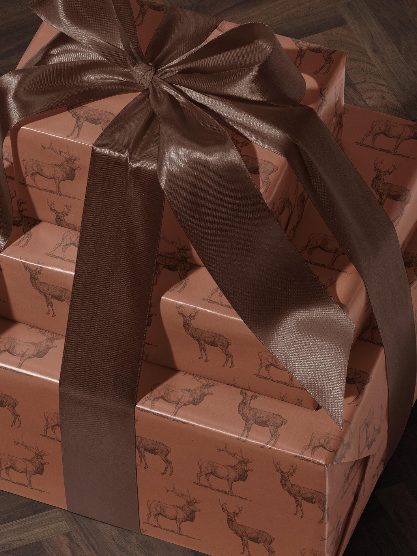 Forest Wrapping Paper Deer Gift Wrap Elk Wrapping Paper Bachelor Party Gift for Him Manly Gift Box Wrap Outdoor Theme Party Hunting Gift