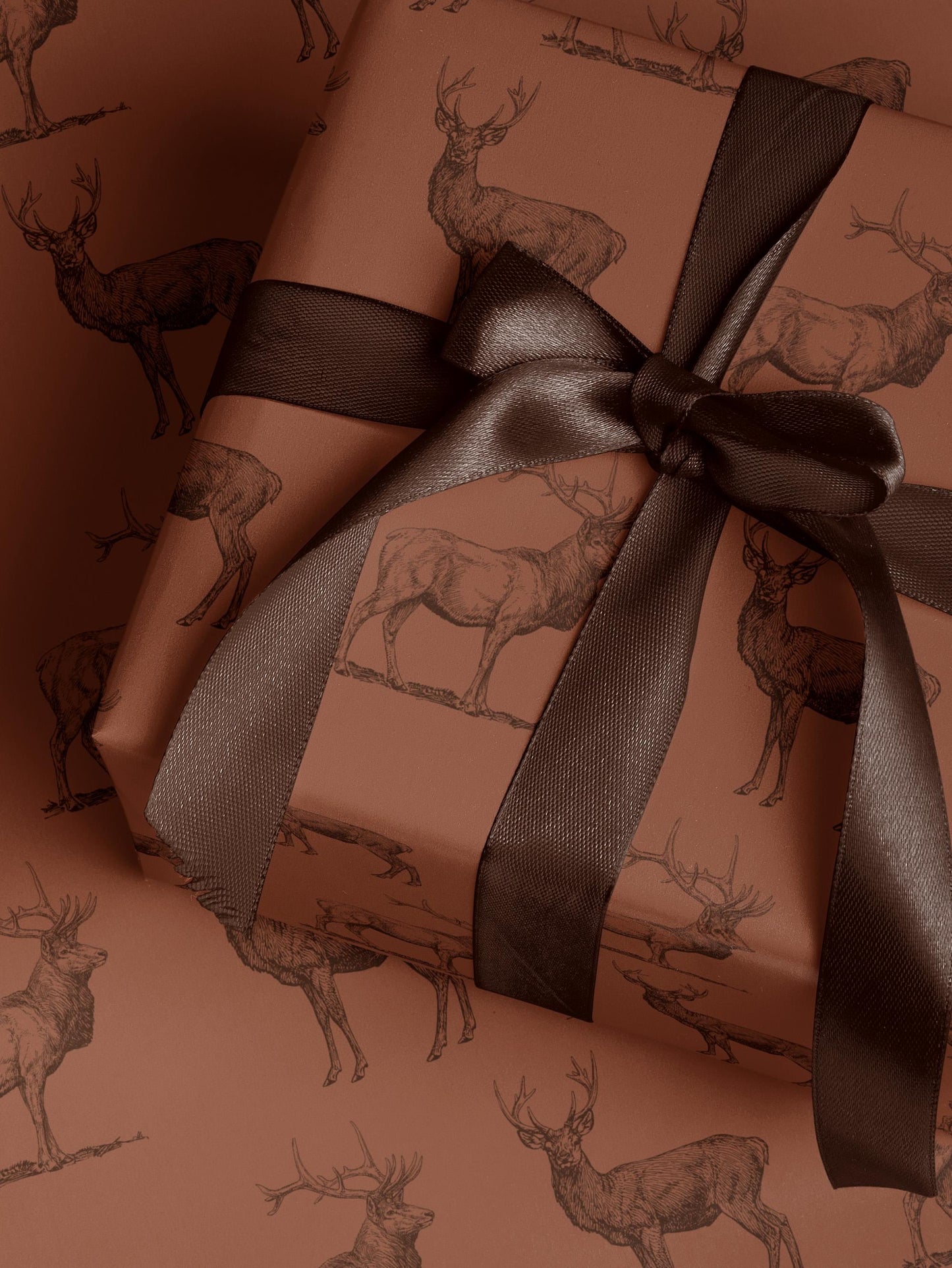 Forest Wrapping Paper Deer Gift Wrap Elk Wrapping Paper Bachelor Party Gift for Him Manly Gift Box Wrap Outdoor Theme Party Hunting Gift