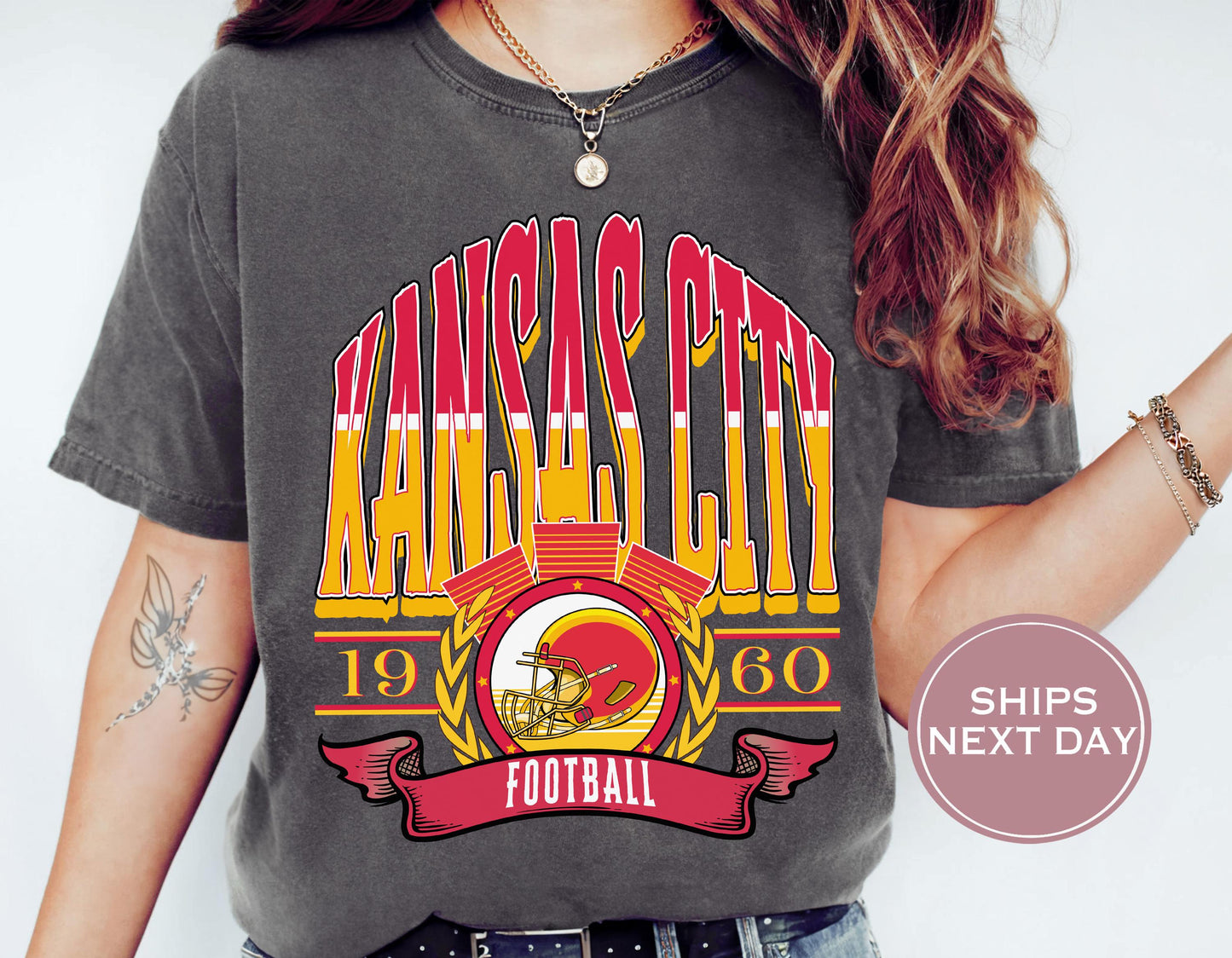 Retro Kansas City Football Shirt, Vintage Kansas City Football Shirt, Kansas City Football, Trendy Kansas City Football Shirt,Game Shirt
