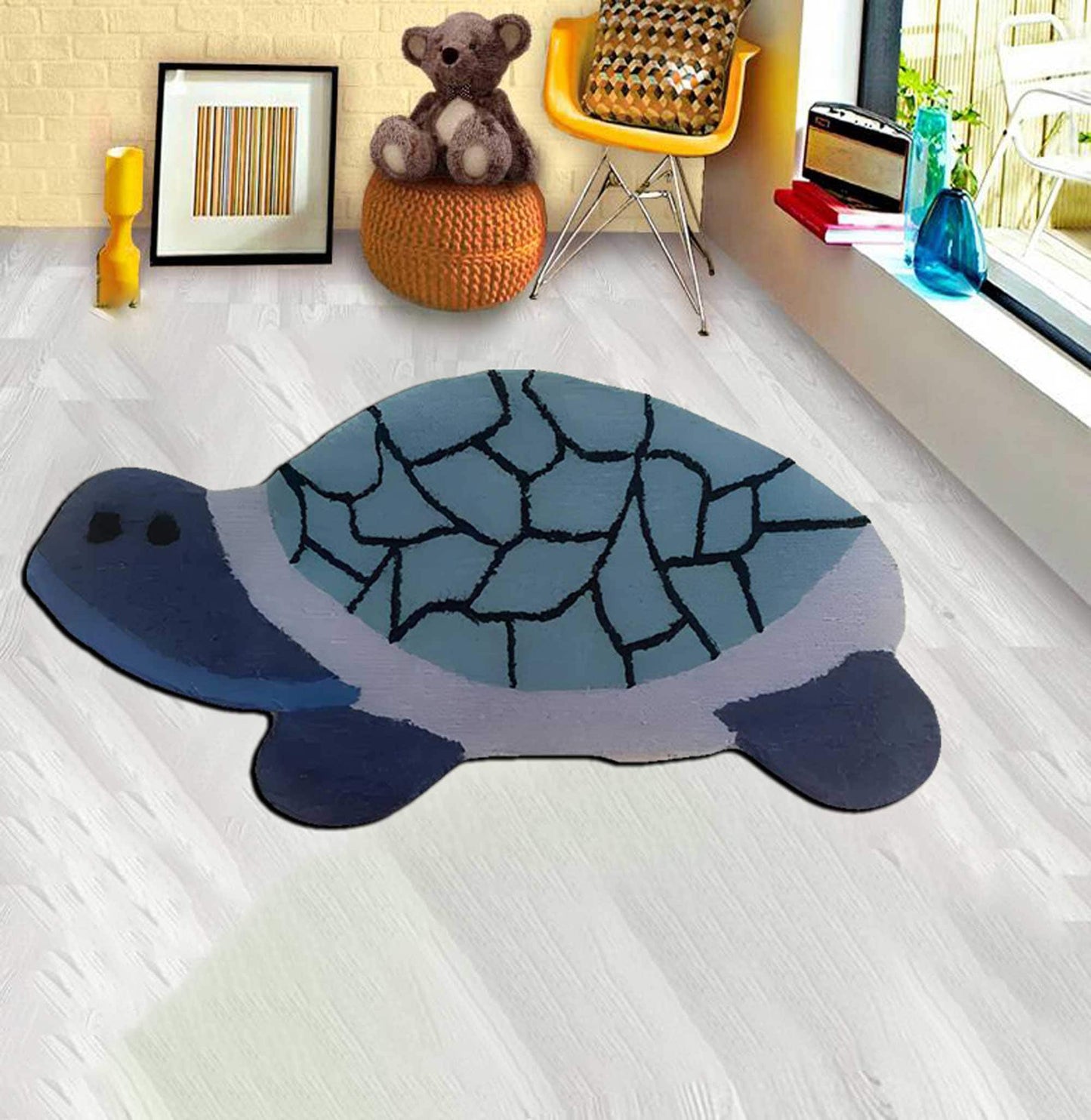 Turtle Nursery rug,custom rug,Fashion trendy turtle, Turtle Rug,Sea Turtle Rug,red turtle rug, blue turtle,kids room rug,turtle,Home Decor