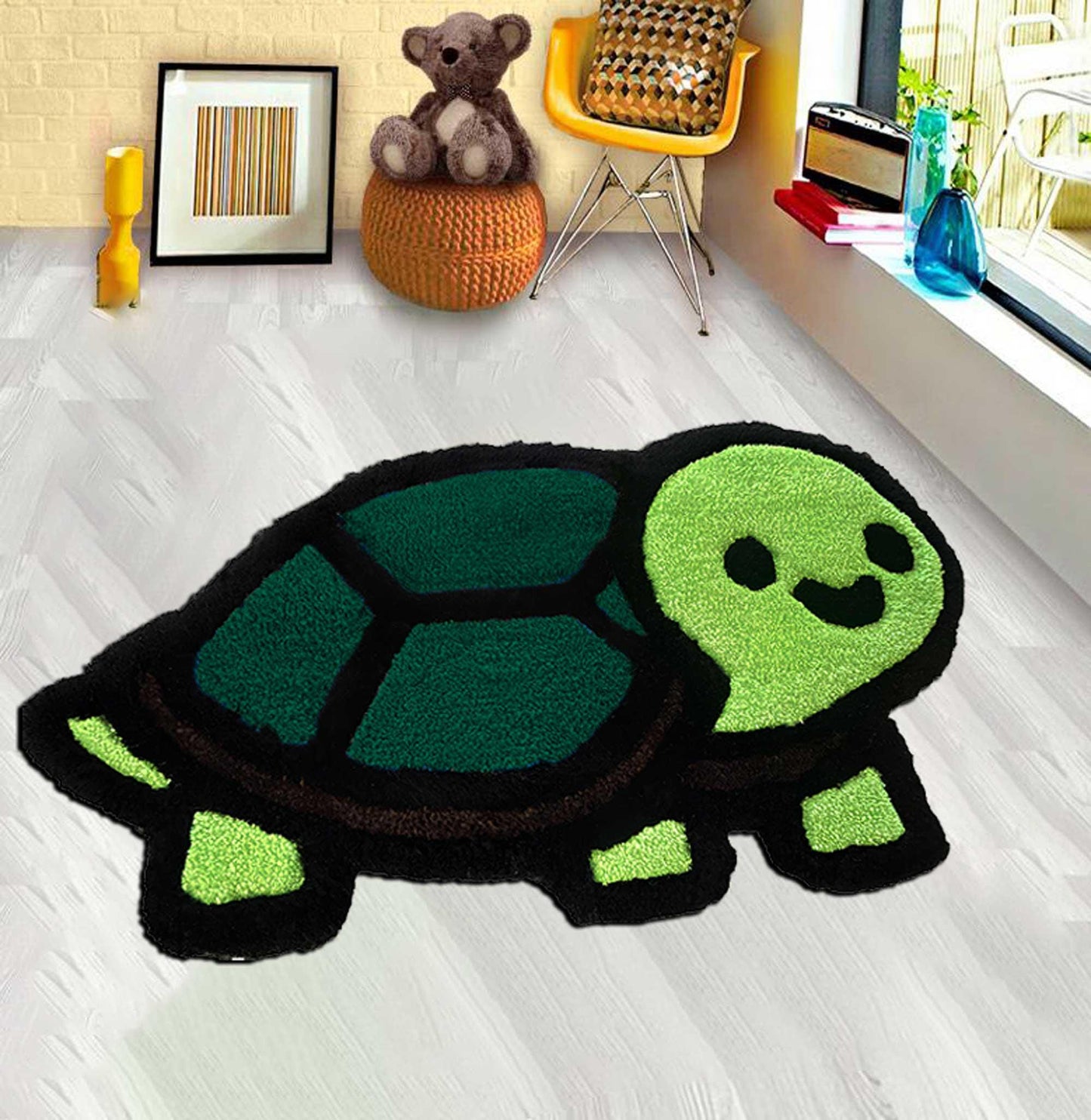 Turtle Nursery rug,custom rug,Fashion trendy turtle, Turtle Rug,Sea Turtle Rug,red turtle rug, blue turtle,kids room rug,turtle,Home Decor