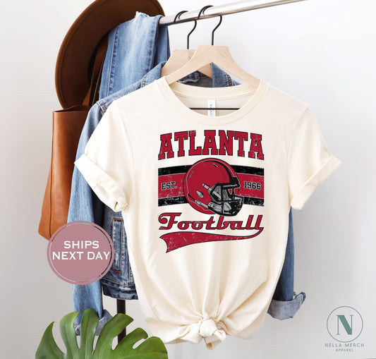 Retro Atlanta Football Shirt, Vintage Atlanta Football Shirt, Atlanta Football Women Shirt, Atlanta Football Toddler Shirt