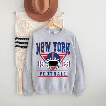 New York Football Sweatshirt, Trendy New York Football Shirts, New York Football Sweater, New York Game Day, New York Football Crewneck.
