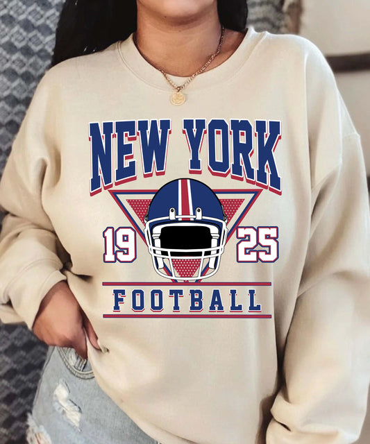 Giant Vintage Sweatshirt, New York Football Crewneck, NY Giant Shirt, New York Football Shirt, New York Fan Gift, New York Shirt