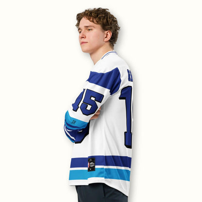 Unisex Oversized Racing Hockey Jersey – Lightweight Racing Streetwear Jersey with Bold Number 15