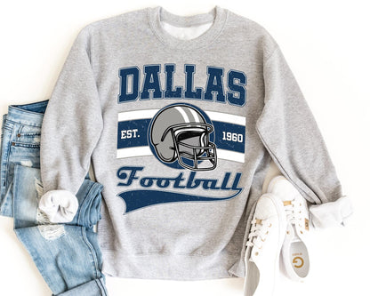 Vintage Dallas Football Shirt, Trendy Dallas Football Fan Gift, Dallas Game Day Shirt, Dallas Shirt, Retro Cowboy Tee