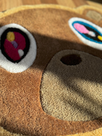 Custom CD rug Tufted rug wave rug hypebeast rug rap rug collage bear rug rug for bedroom