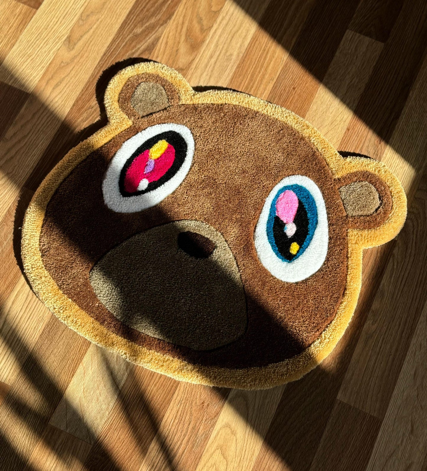 Custom CD rug Tufted rug wave rug hypebeast rug rap rug collage bear rug rug for bedroom