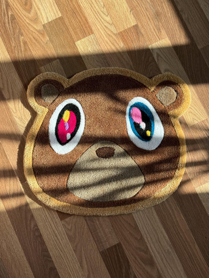 Custom CD rug Tufted rug wave rug hypebeast rug rap rug collage bear rug rug for bedroom