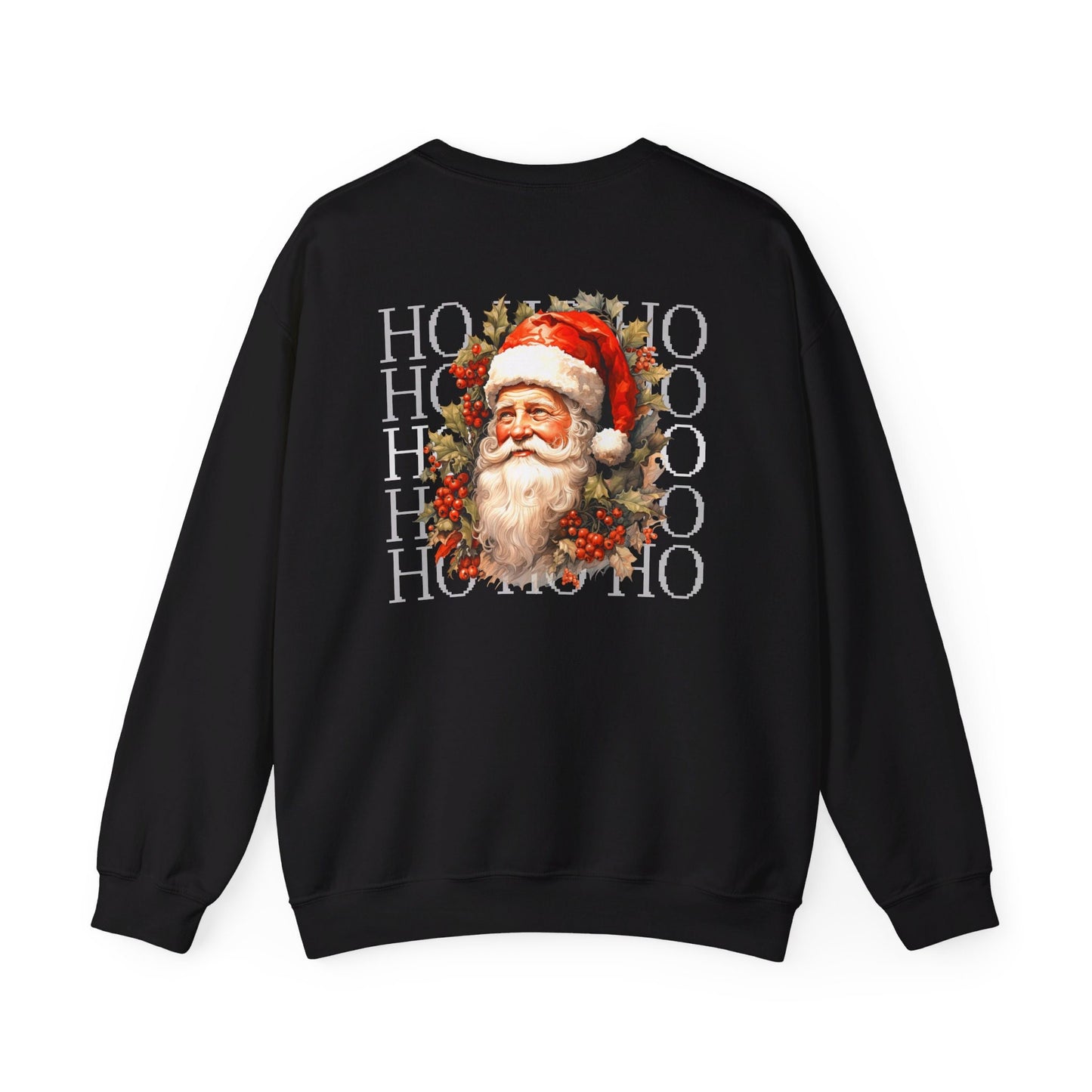 Christmas Sweatshirt Gift for Santa Lover Christmas Sweatshirt Gift for Her Funny Santa Christmas Pullover Ho Ho Ho