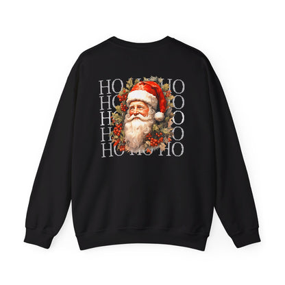 Christmas Sweatshirt Gift for Santa Lover Christmas Sweatshirt Gift for Her Funny Santa Christmas Pullover Ho Ho Ho