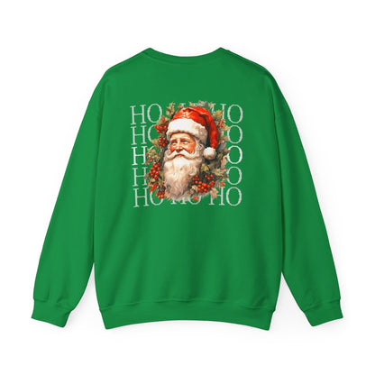 Christmas Sweatshirt Gift for Santa Lover Christmas Sweatshirt Gift for Her Funny Santa Christmas Pullover Ho Ho Ho