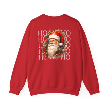 Christmas Sweatshirt Gift for Santa Lover Christmas Sweatshirt Gift for Her Funny Santa Christmas Pullover Ho Ho Ho