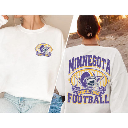 Minnesota Football Shirt For Him, Vintage Minnesota Sweatshirt, Minnesota Football Retro Gift, Minnesota Gift For Her, Minnesota Team