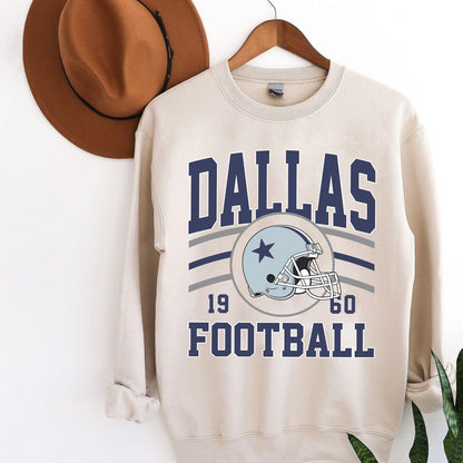 Trendy Dallas Football Sweatshirt, Dallas Football Fan Gift, Dallas Game Day Shirt, Game Day Shirt, Dallas Shirt.