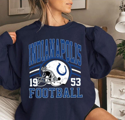 Indianapolis Football Vintage Style Sweatshirt, Indianapolis Football, Retro Indianapolis Football Fan, Indianapolis Shirt, Sun Day Football