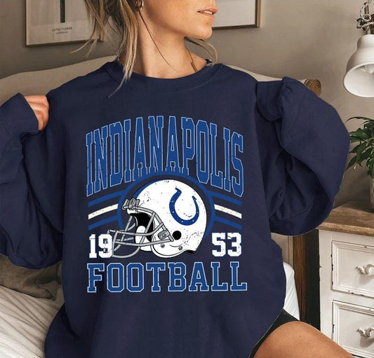 Indianapolis Football Vintage Style Sweatshirt, Indianapolis Football, Retro Indianapolis Football Fan, Indianapolis Shirt, Sun Day Football