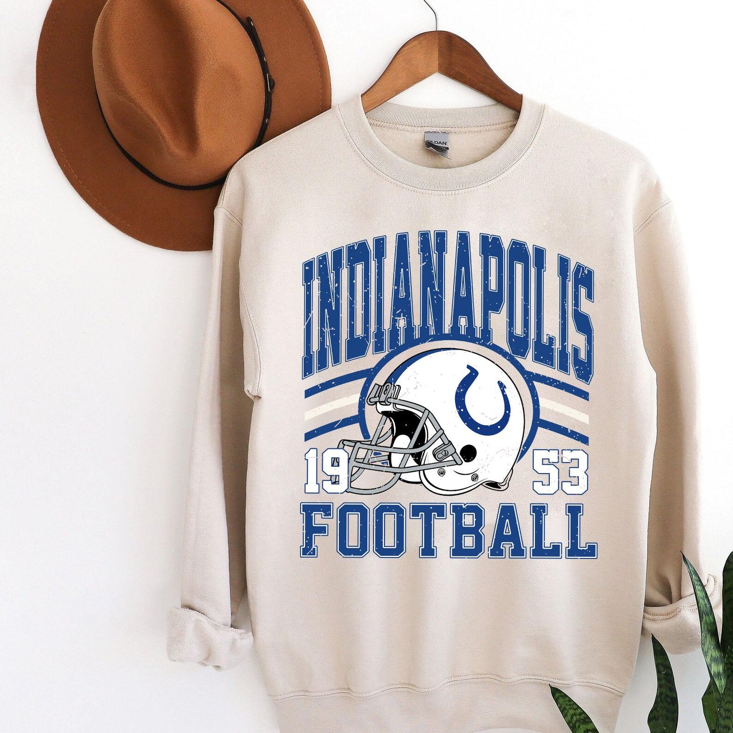 Indianapolis Football Vintage Style Sweatshirt, Indianapolis Football, Retro Indianapolis Football Fan, Indianapolis Shirt, Sun Day Football