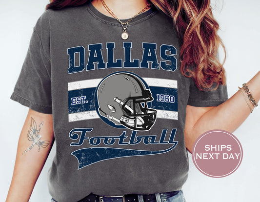 Retro Dallas Football Shirt, Vintage Dallas Football Shirt, Dallas Football Shirt, Trendy Dallas Football Shirt, Game Shirt