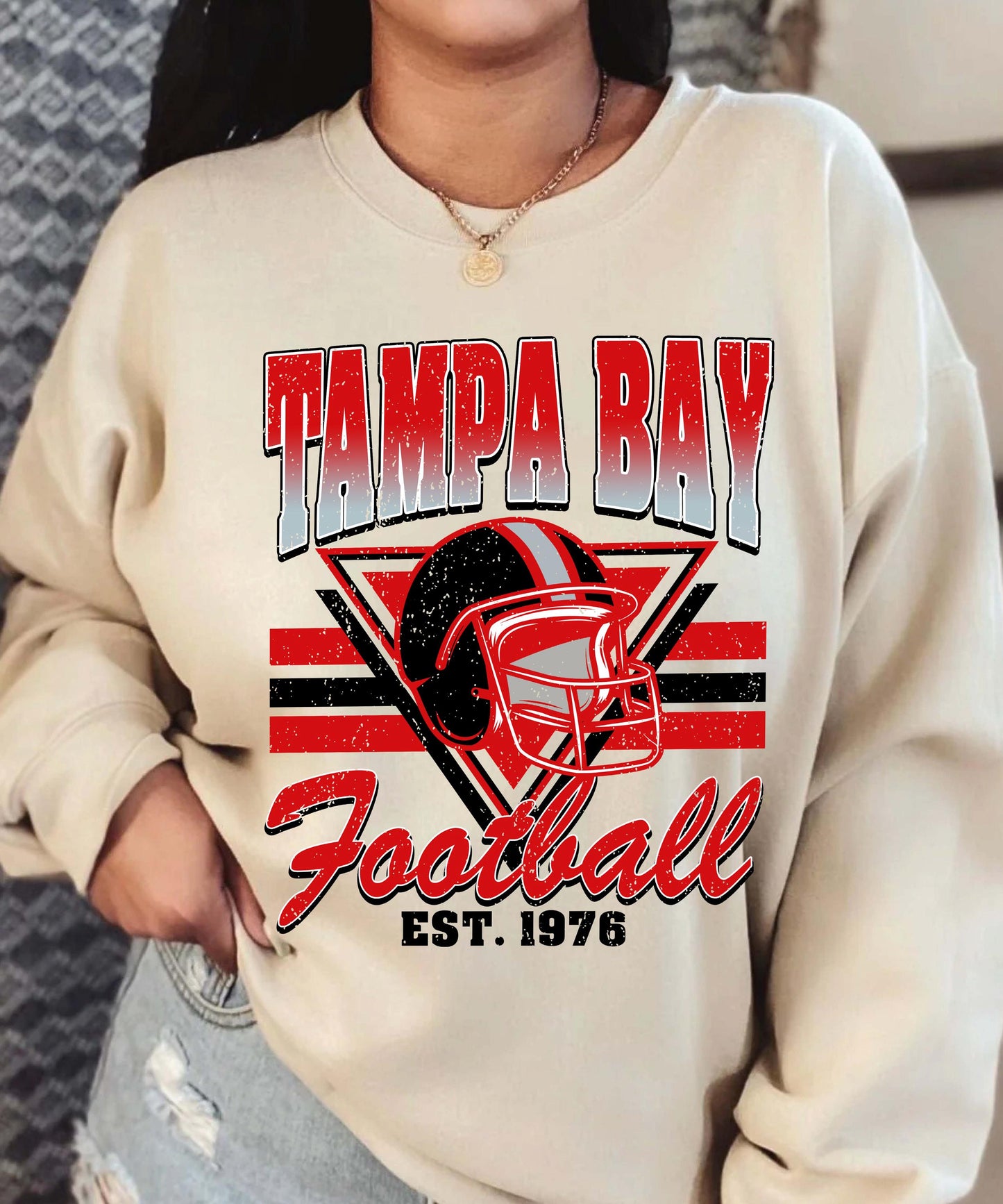 Vintage Tampa Bay Football shirt, Vintage Retro Style Tampa Bay Football, Tampa Bay Football Sweatshirt, Gift For Football Fan Sport