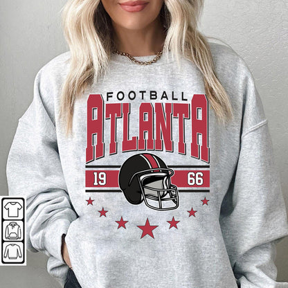 Retro Atlanta Football Shirt, Vintage Atlanta Football Shirt, Atlanta Football Women Shirt, Atlanta Football Toddler Shirt, Game Day Shirt.
