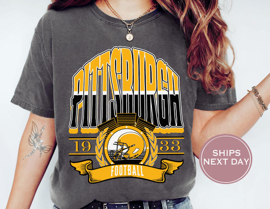 Retro Pittsburgh Football Shirt, Vintage Pittsburgh Football Shirt, Pittsburgh Football Shirt, Trendy Pittsburgh Football Shirt, Game Shirt