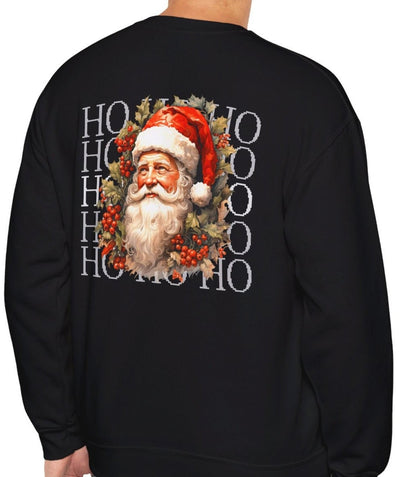 Christmas Sweatshirt Gift for Santa Lover Christmas Sweatshirt Gift for Her Funny Santa Christmas Pullover Ho Ho Ho