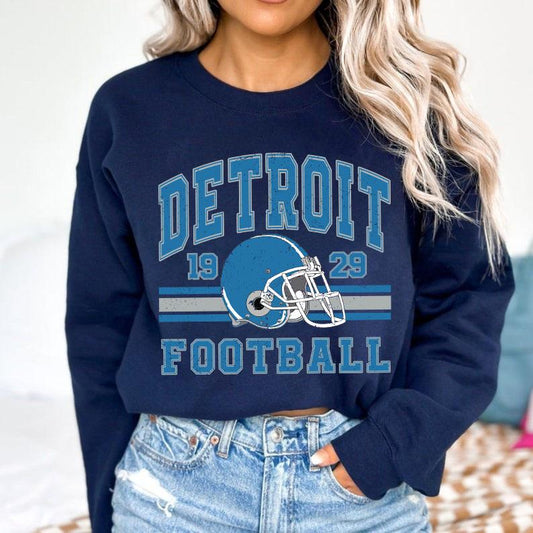 Detroit Football Shirt, Detroit Football Sweatshirt, Vintage Style Detroit Football shirt, Sunday Football