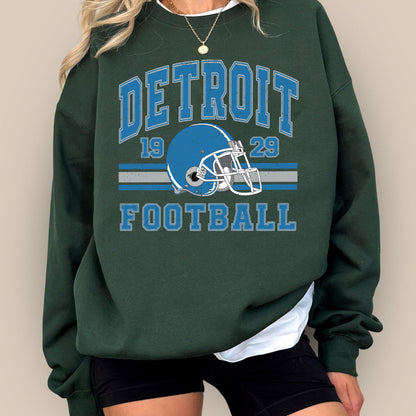 Detroit Football Shirt, Detroit Football Sweatshirt, Vintage Style Detroit Football shirt, Sunday Football