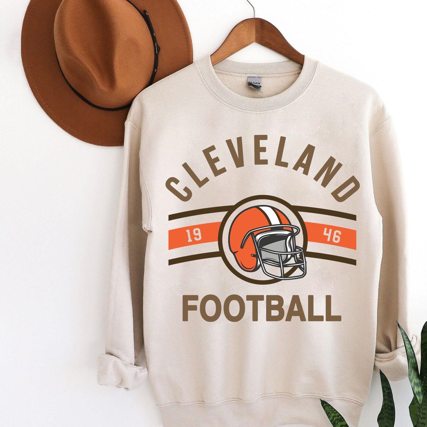 Vintage Cleveland Football shirt, Retro Style Cleveland Football Shirt Gift, Graphic Tee Gift For Football Fan Sport, Cleveland Football