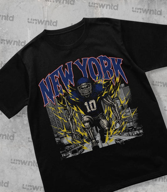 New York Football Shirt - Graphic Tees - Skeleton Shirt - Merch Tee - Gift Shirt - Bootleg Shirt - Vintage - Skeleton Shirt - Giants