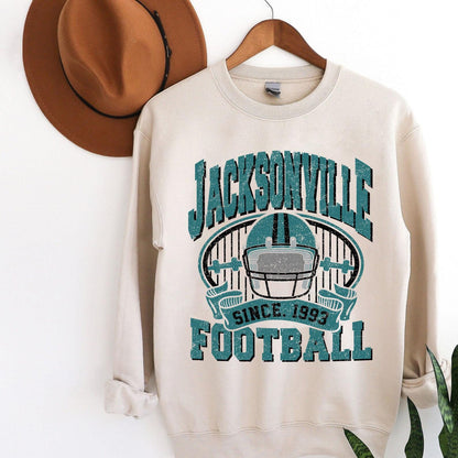 Vintage Jacksonville Football shirt, Jacksonville Football Sweatshirt, Vintage Retro Style Jacksonville Football Tee, Jacksonville Game Day.